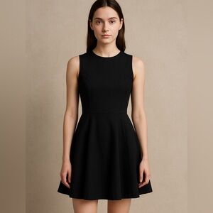 Banana Republic Black Jumper Dress | Size 4 | Dark Academia Classic